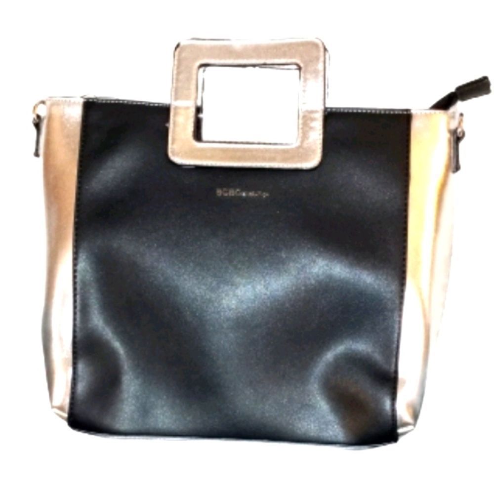 Bcbgeneration Silver & Black Tote - image 1